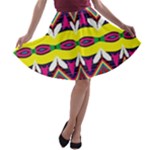 Colorful shapes                                                   A-line Skirt