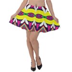 Colorful shapes                                                  Velvet Skater Skirt