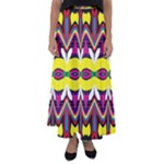 Colorful shapes                                                 Flared Maxi Skirt