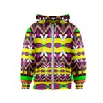 Colorful shapes                                                   Kids Zipper Hoodie