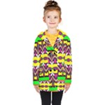 Colorful shapes                                                   Kids  Double Breasted Button Coat