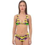 Colorful shapes                                                   Double Strap Halter Bikini Set