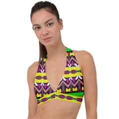 Halter Plunge Bikini Top 