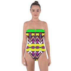 Tie Back One Piece Swimsuit 