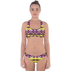 Colorful shapes                                                  Cross Back Hipster Bikini Set from ArtsNow.com