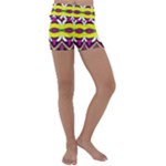 Colorful shapes                                                   Kids  Lightweight Velour Yoga Shorts