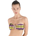 Colorful shapes                                              Twist Bandeau Bikini Top