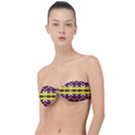 Colorful shapes                                                 Classic Bandeau Bikini Top