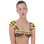 Colorful shapes                                                 Cap Sleeve Ring Bikini Top