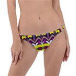 Colorful shapes                                                   Ring Detail Bikini Bottom