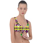 Colorful shapes                                                   Front Tie Bikini Top