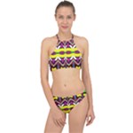 Colorful shapes                                                   Racer Front Bikini Set