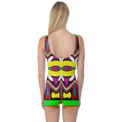 One Piece Boyleg Swimsuit 