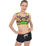 Colorful shapes                                                  V-Back Sports Bra