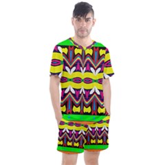 Men s Mesh T-Shirt and Shorts Set 