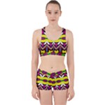 Colorful shapes                                                   Work It Out Sports Bra Set