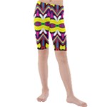 Colorful shapes                                                 Kids  Mid Length Swim Shorts