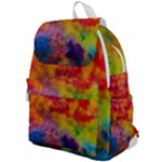 Colorful watercolors texture                                                 Top Flap Backpack