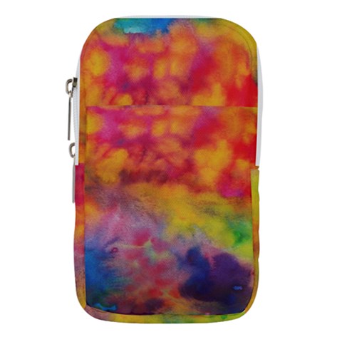 Colorful watercolors texture                                                 Waist Pouch (Large) from ArtsNow.com