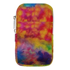 Colorful watercolors texture                                                 Waist Pouch (Large) from ArtsNow.com