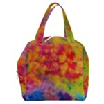 Colorful watercolors texture                                                 Boxy Hand Bag