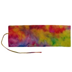 Colorful watercolors texture                                                 Roll Up Canvas Pencil Holder (M) from ArtsNow.com