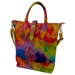 Buckle Top Tote Bag 