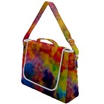 Colorful watercolors texture                                               Box Up Messenger Bag