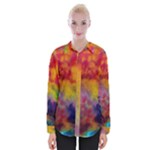 Colorful watercolors texture                                                    Women Long Sleeve Shirt