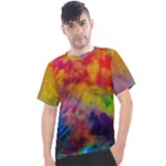 Colorful watercolors texture                                                  Men s Sport Top