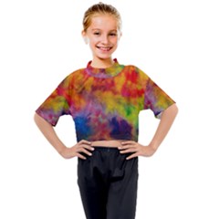 Kids Mock Neck T-Shirt 