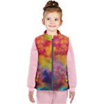 Colorful watercolors texture                                                   Kid s Puffer Vest