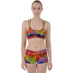 Colorful watercolors texture                                                   Perfect Fit Gym Set