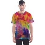 Colorful watercolors texture                                                    Men s Sport Mesh Tee