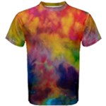 Colorful watercolors texture                                                    Men s Cotton Tee