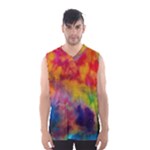 Colorful watercolors texture                                                    Men s Basketball Tank Top