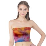 Colorful watercolors texture                                                    Women s Tube Top