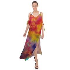 Maxi Chiffon Cover Up Dress 