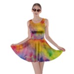 Colorful watercolors texture                                                    Skater Dress