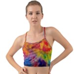 Colorful watercolors texture                                                   Mini Tank Bikini Top