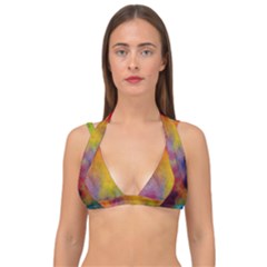 Double Strap Halter Bikini Top 