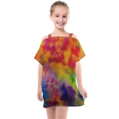 Kids  One Piece Chiffon Dress 