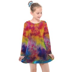 Kids  Long Sleeve Dress 