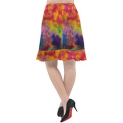 Fishtail Chiffon Skirt 