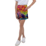 Colorful watercolors texture                                                       Kids  Tennis Skirt