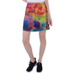 Colorful watercolors texture                                                        Tennis Skirt