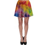 Colorful watercolors texture                                                    Skater Skirt