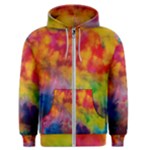 Colorful watercolors texture                                                    Men s Zipper Hoodie