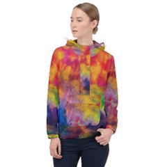 Women s Front Pocket Pullover Windbreaker 