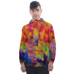 Men s Front Pocket Pullover Windbreaker 